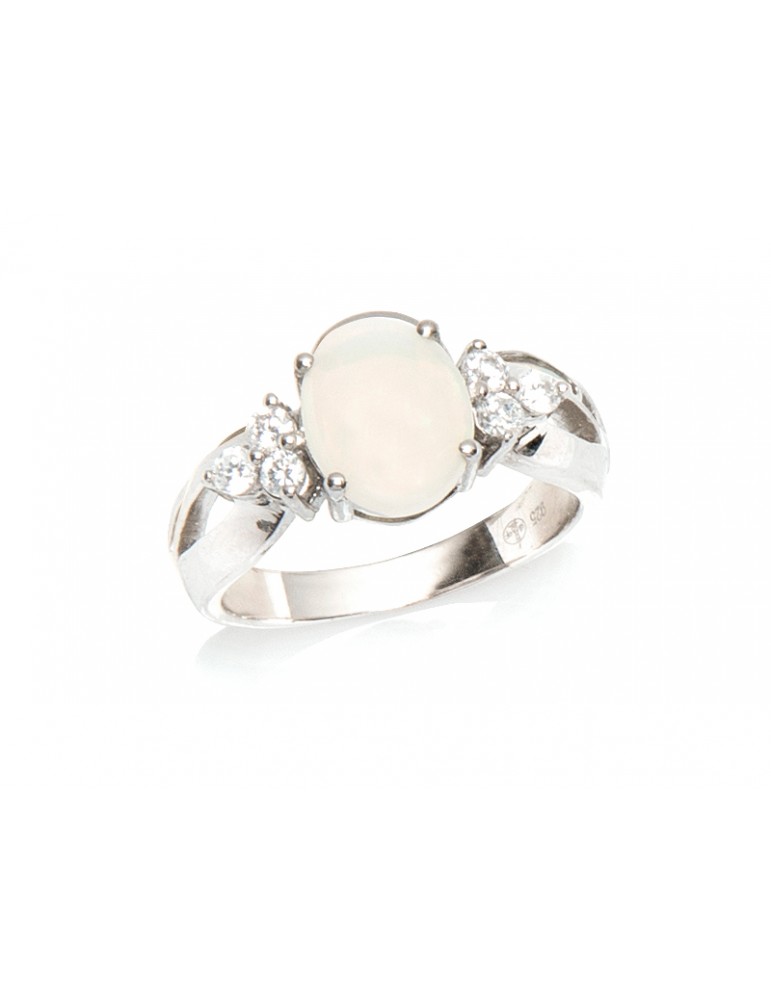 la maison de l'ambre Bague argent Opale d'Australie