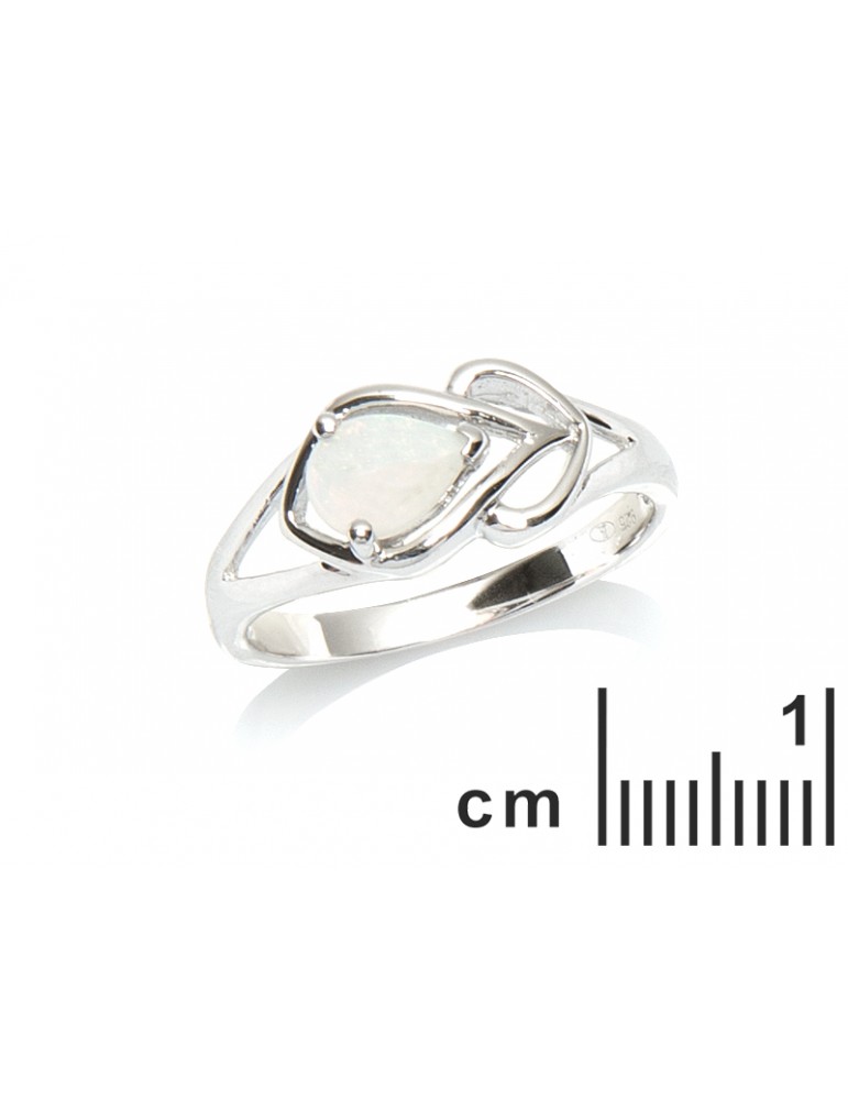 La Maison De L'ambre Bague Argent Opale D'Australie