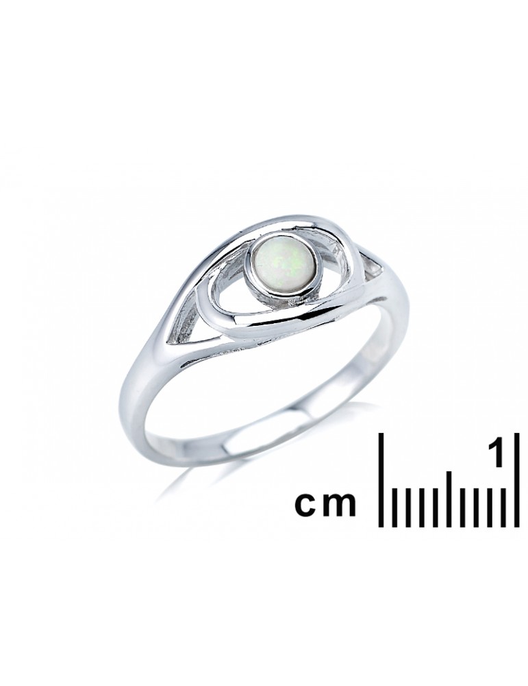 La Maison De L'ambre Bague Argent Opale D'Australie