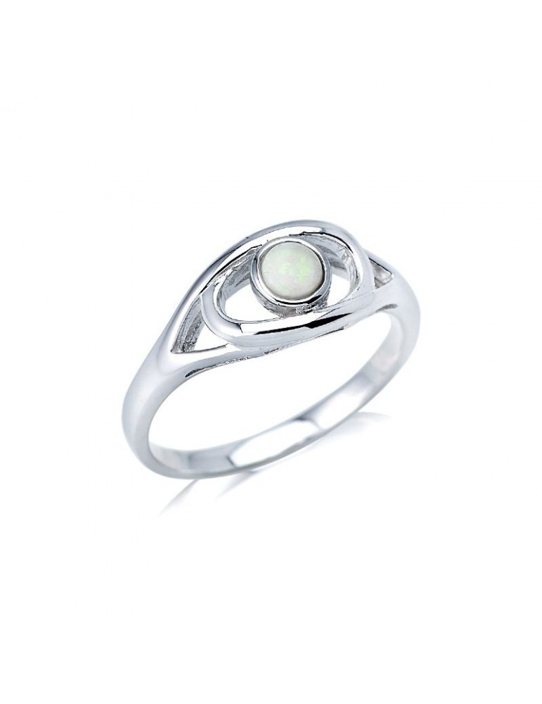 la maison de l'ambre Bague argent Opale d'Australie