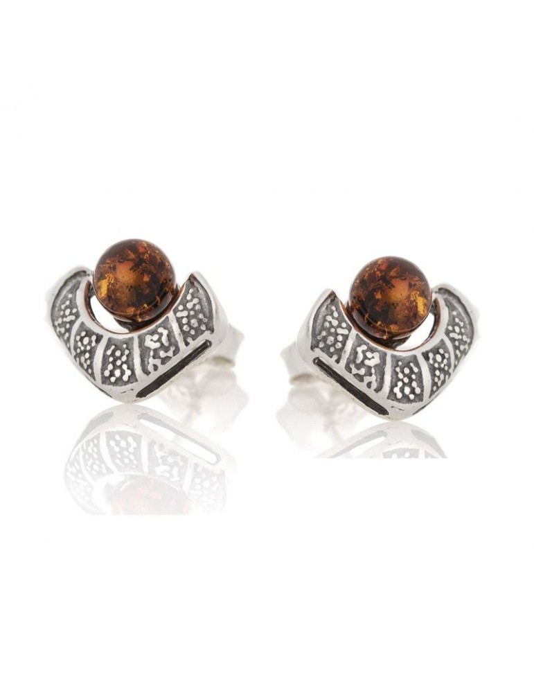 la maison de l'ambre BO ARGENT VIEILLI AMBRE COGNAC