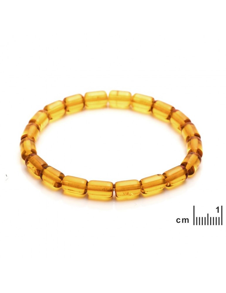 La Maison De L'ambre Bracelet Homme Elastique Ambre