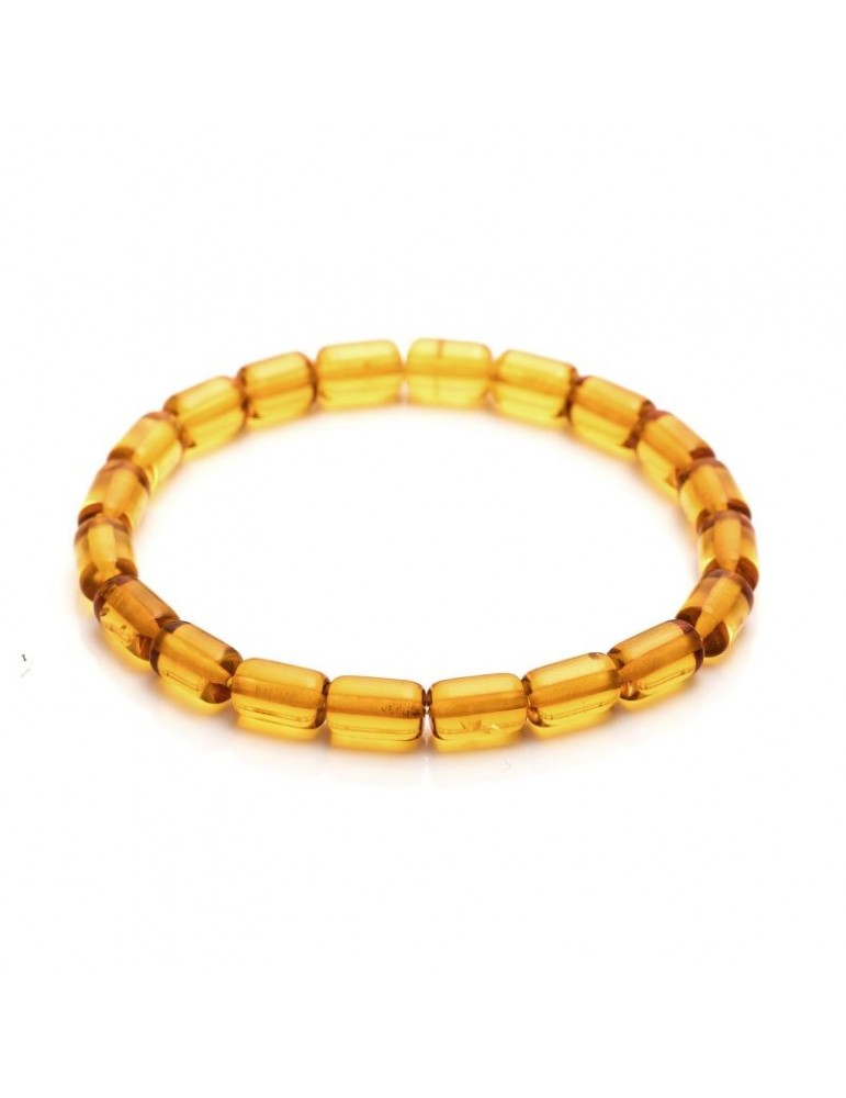 la maison de l'ambre Bracelet homme elastique Ambre