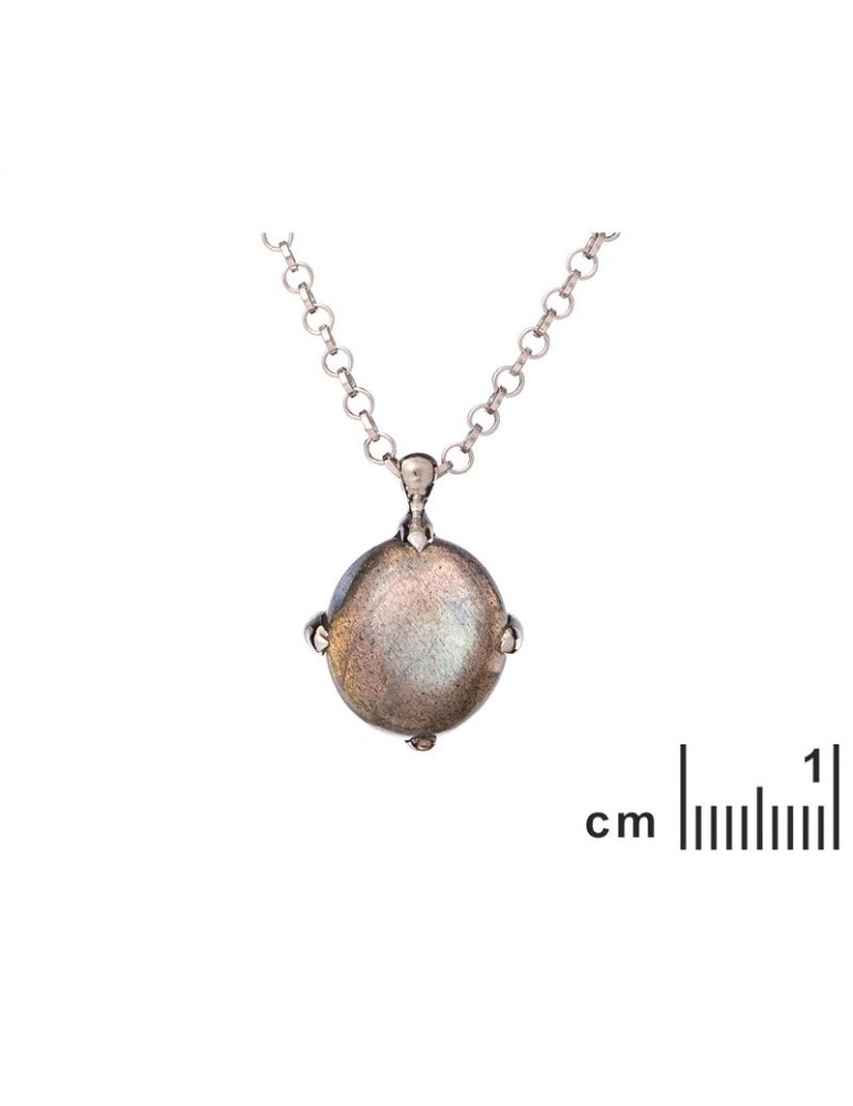 La Maison De L'ambre Collier Argent 925 Labradorite