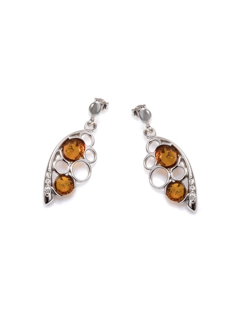 la maison de l'ambre B.O argent 925 Ambre Baltique