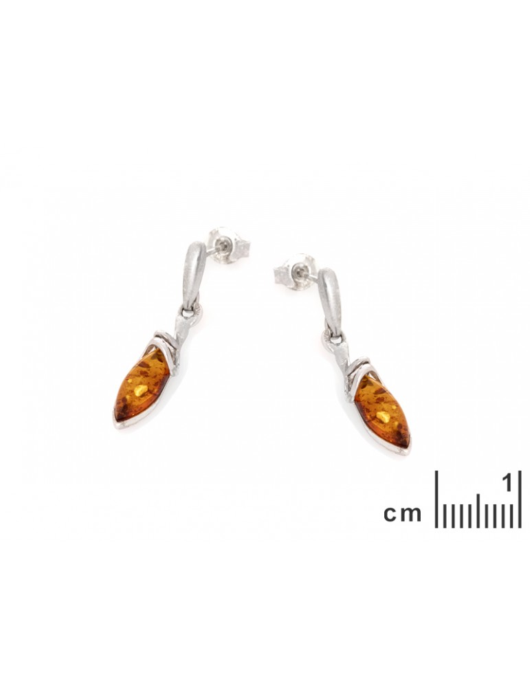 La Maison De L'ambre B.O Argent 925 Ambre Baltique