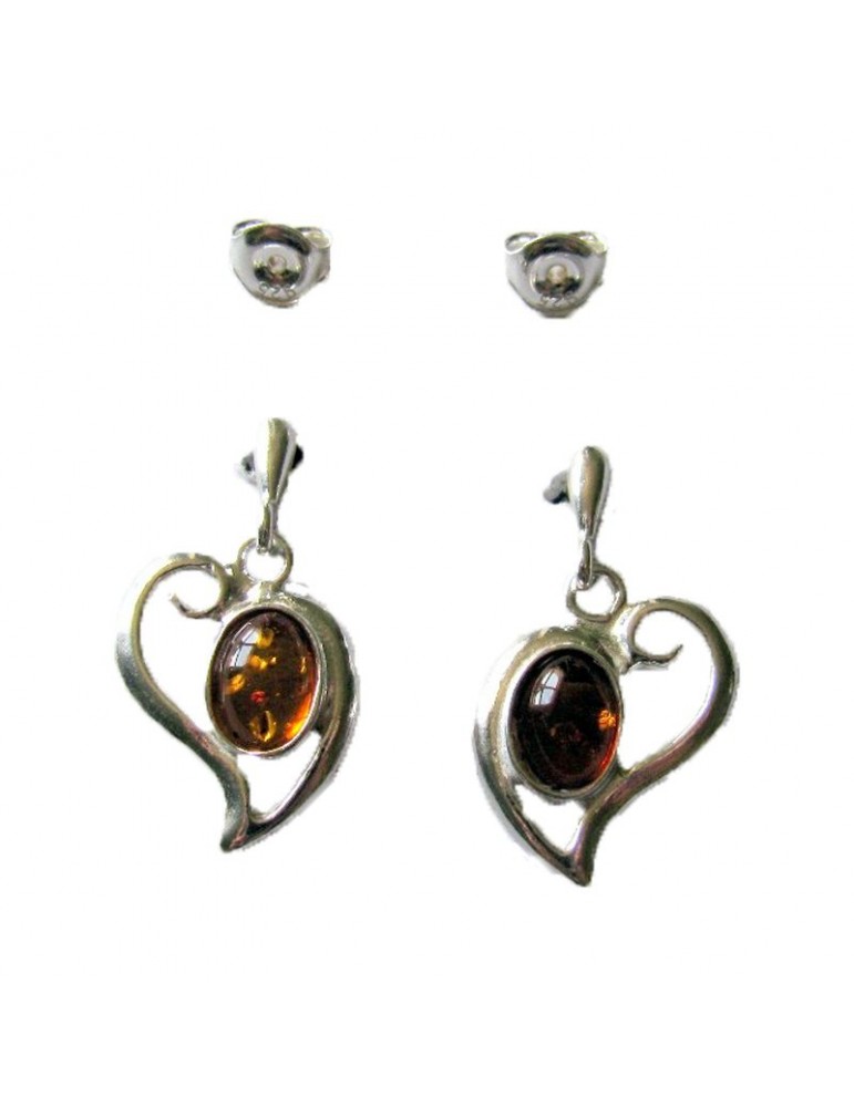 la maison de l'ambre B.O argent 925 Ambre Baltique