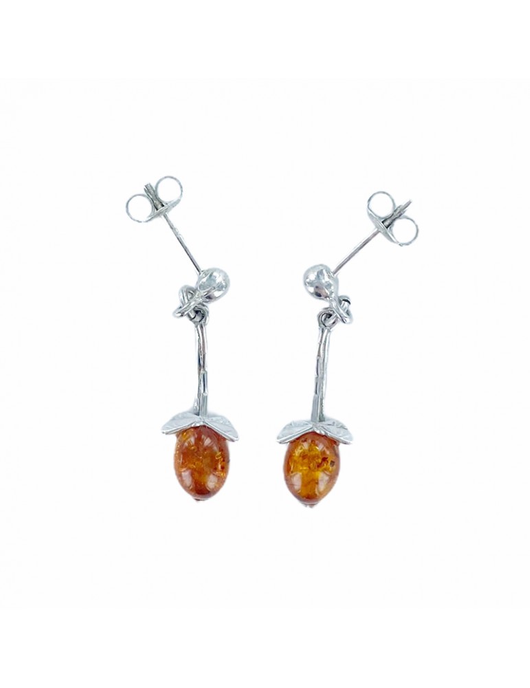 la maison de l'ambre B.O argent 925 Ambre Baltique