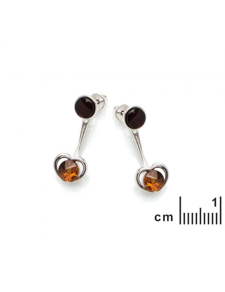 La Maison De L'ambre B.O Argent 925 Ambre Baltique