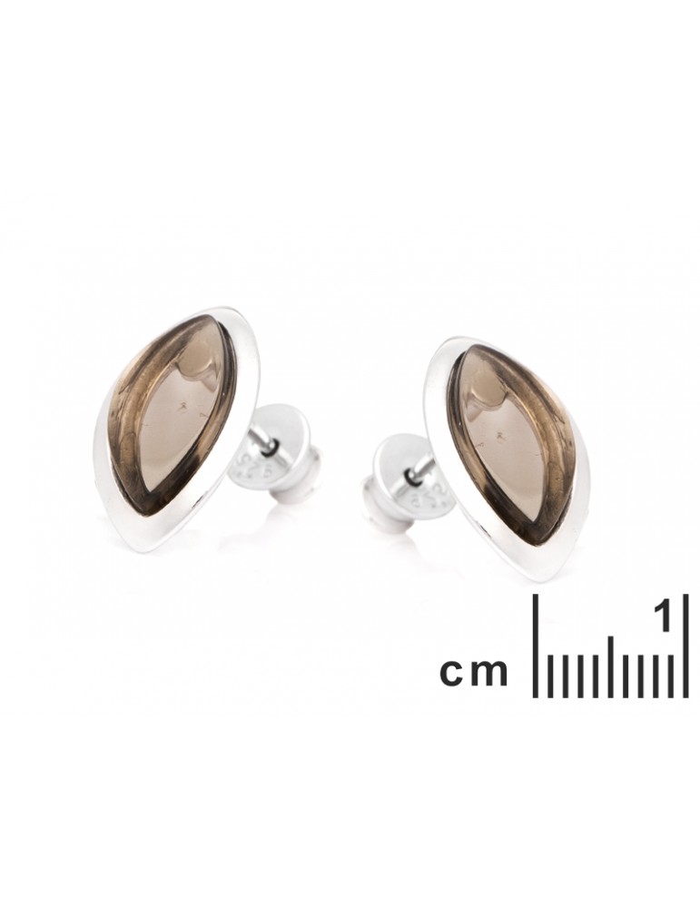 La Maison De L'ambre B. O Argent 925 Quartz Fumé