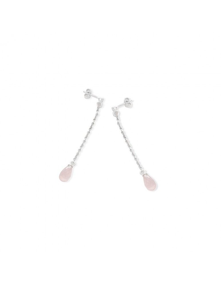 la maison de l'ambre B. O argent 925 Quartz rose