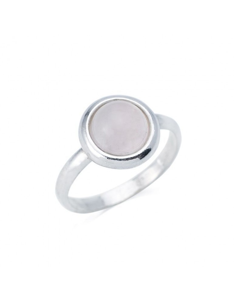 la maison de l'ambre Bague argent 925 Quartz rose