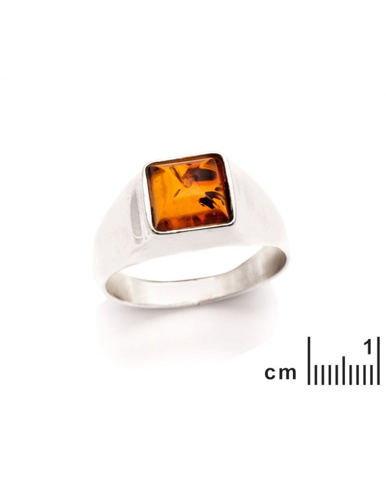La Maison De L'ambre Bague Argent Ambre