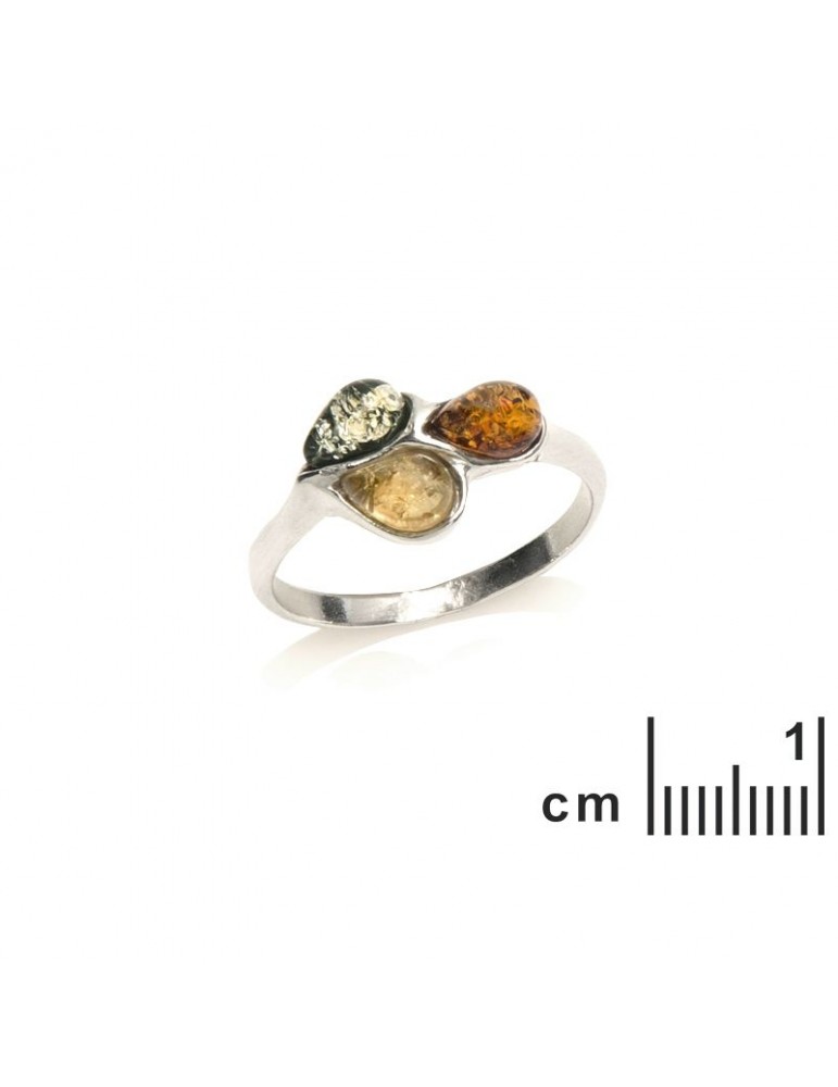 La Maison De L'ambre Bague Argent Ambre
