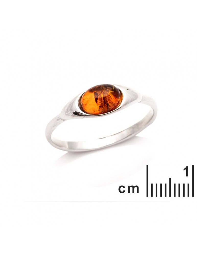 La Maison De L'ambre Bague Argent Ambre