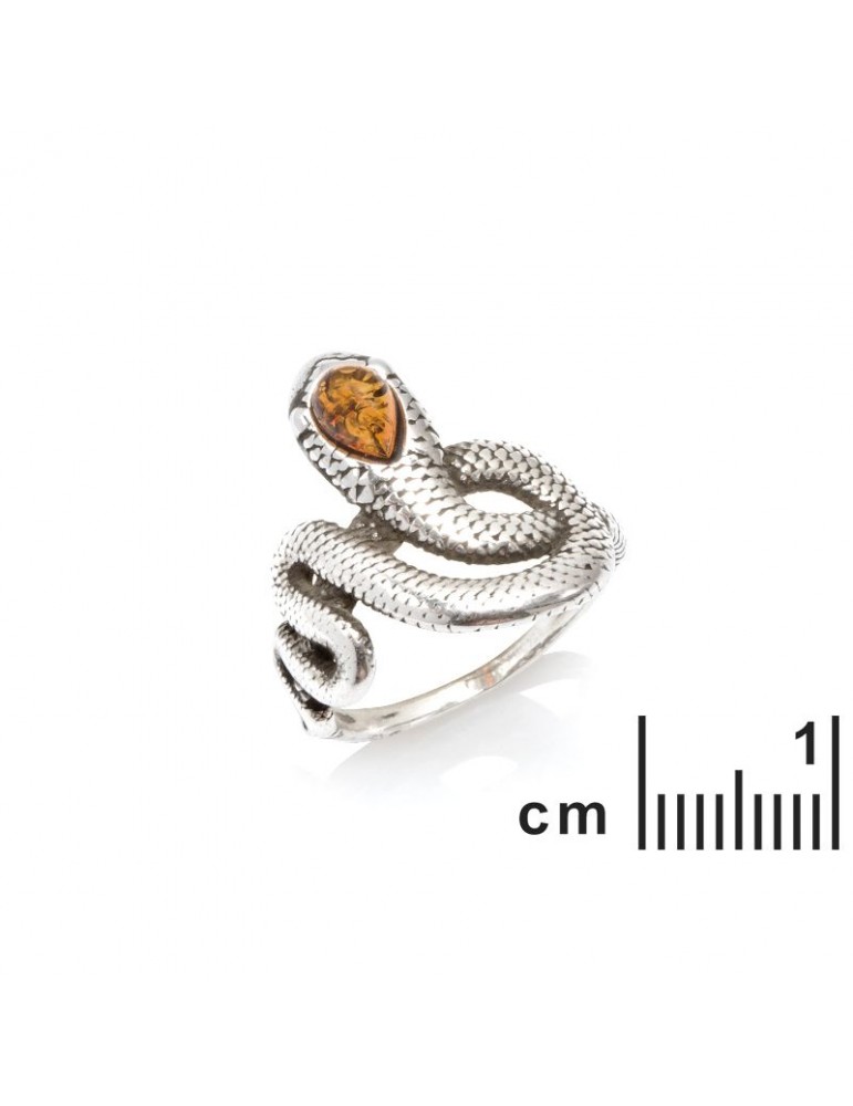 La Maison De L'ambre Bague Argent Ambre