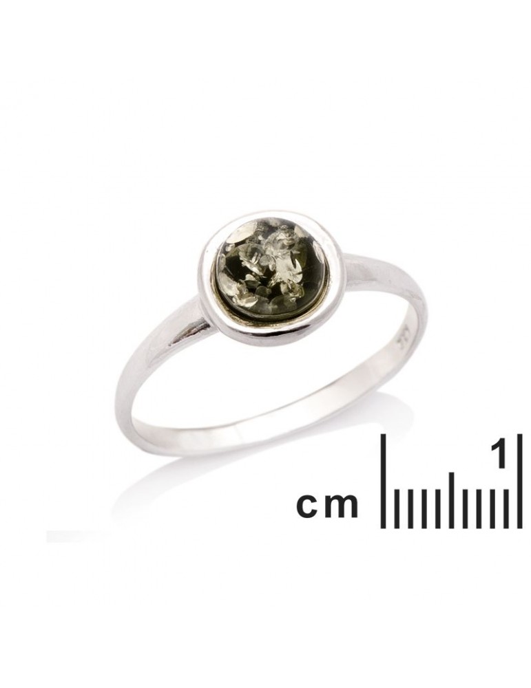 La Maison De L'ambre Bague Argent Ambre