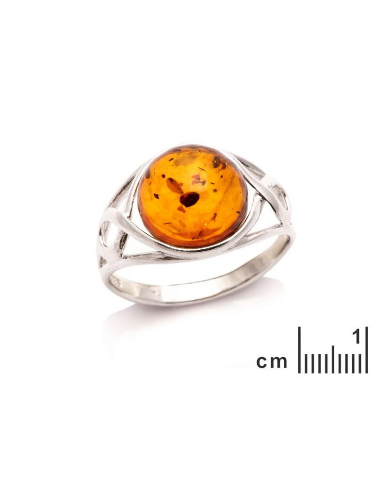La Maison De L'ambre Bague Argent Ambre
