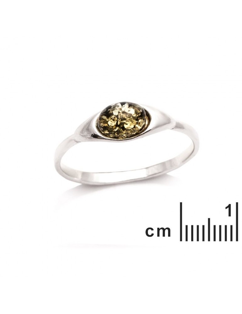 La Maison De L'ambre Bague Argent Ambre
