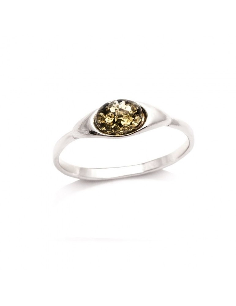 la maison de l'ambre Bague argent Ambre