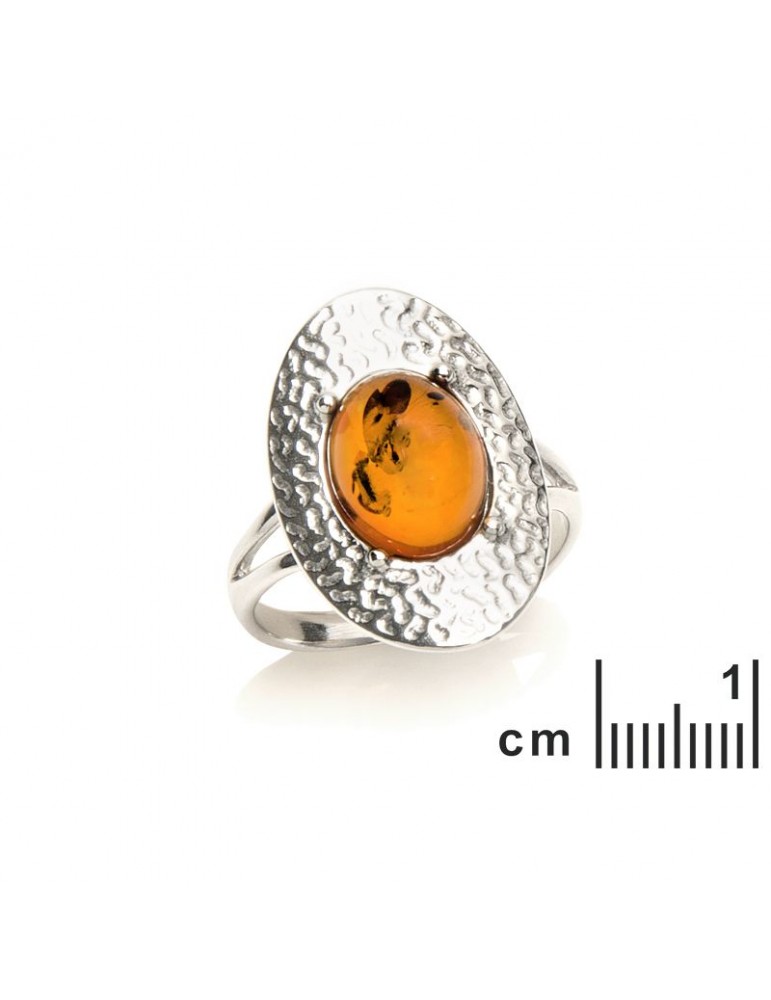 La Maison De L'ambre Bague Argent Ambre