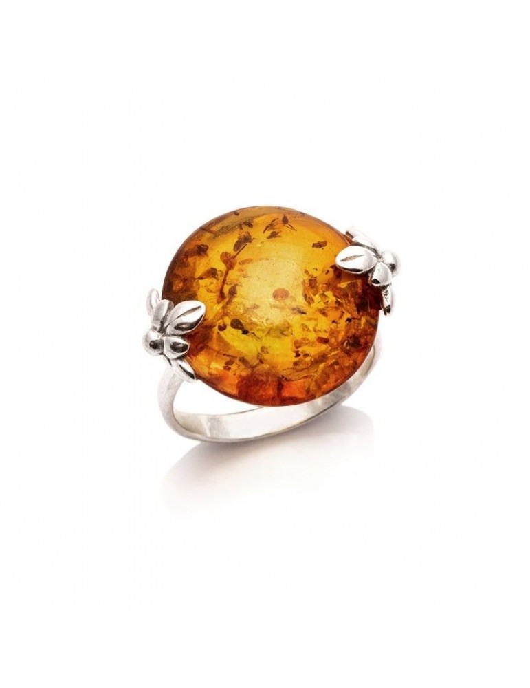 la maison de l'ambre Bague argent Ambre