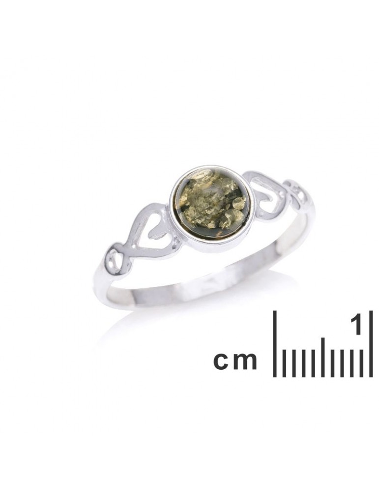 La Maison De L'ambre Bague Argent Ambre