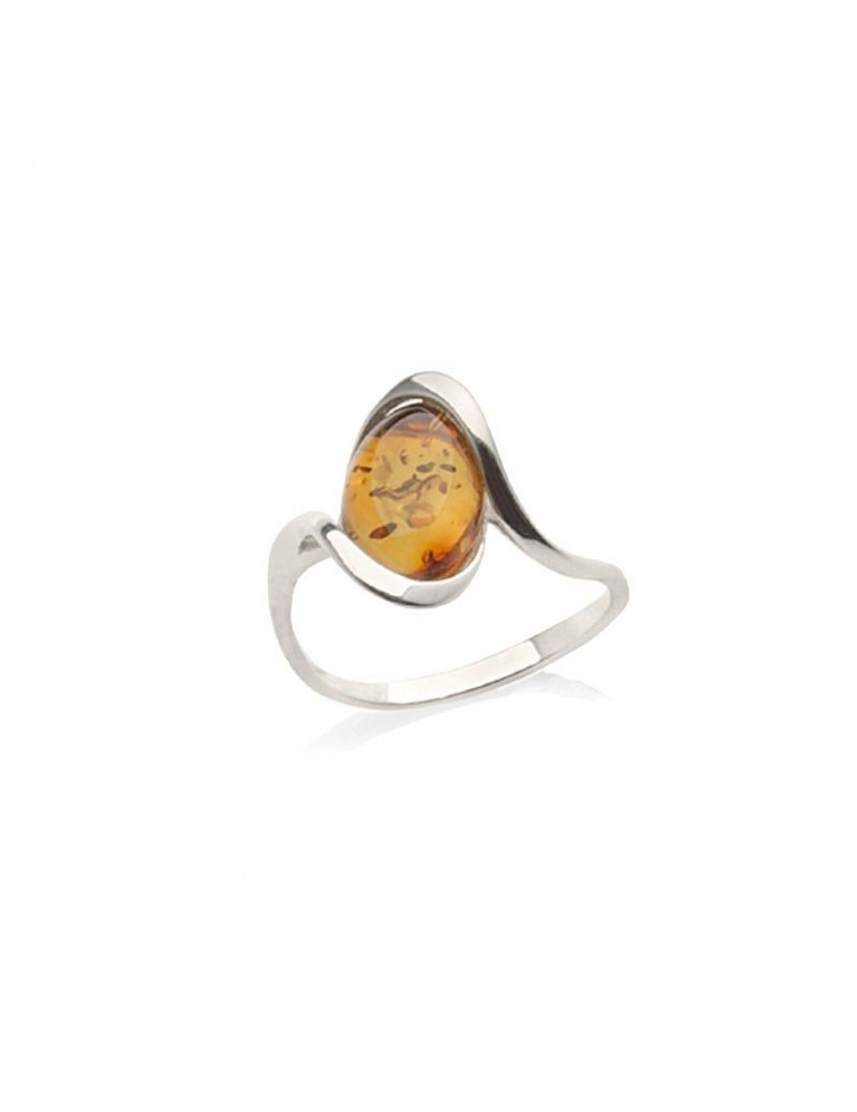 la maison de l'ambre Bague argent Ambre