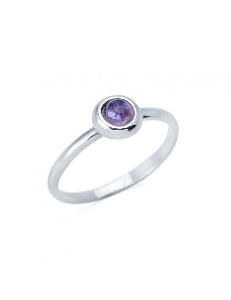 la maison de l'ambre Bague argent Amethyste