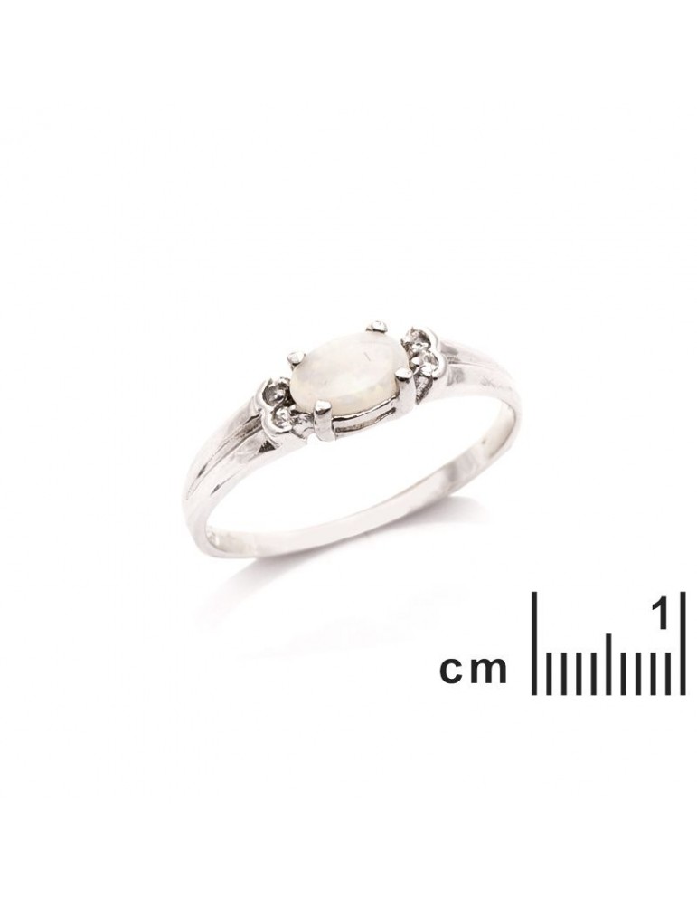 La Maison De L'ambre Bague Argent Opale