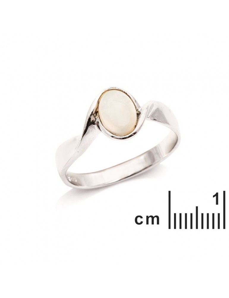 La Maison De L'ambre Bague Argent Opale