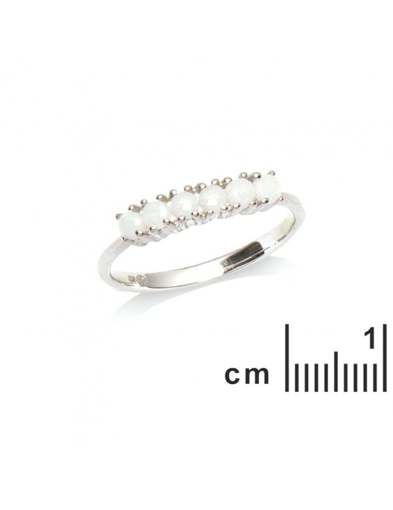 La Maison De L'ambre Bague Argent Opale