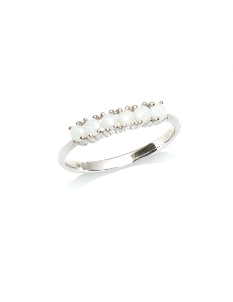 la maison de l'ambre Bague argent Opale