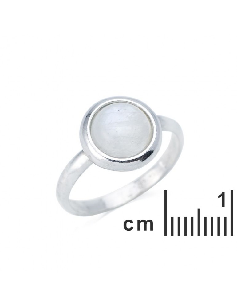La Maison De L'ambre Bague Argent Pierre De Lune