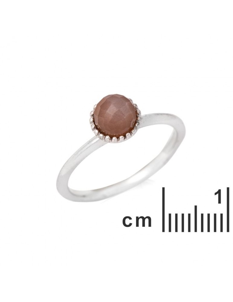 La Maison De L'ambre Bague Argent Pierre De Lune