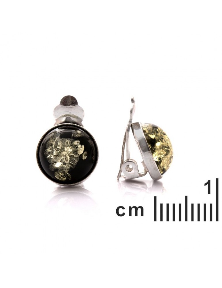 La Maison De L'ambre Boucle D'oreille Argent Ambre