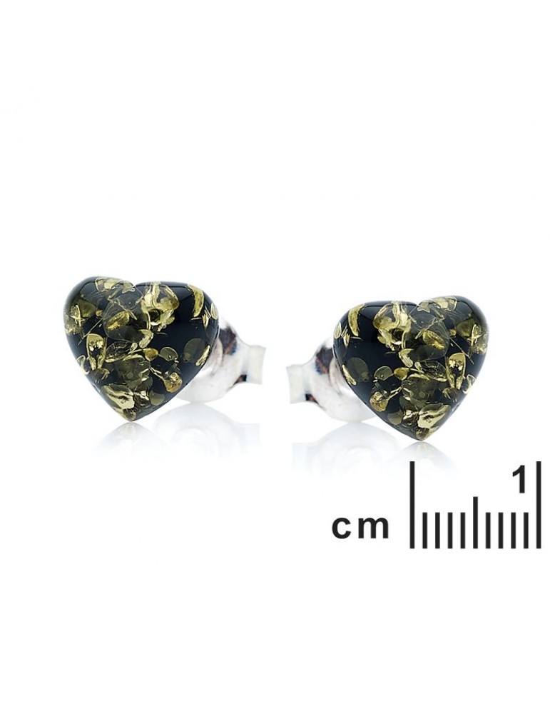 La Maison De L'ambre Boucle D'oreille Argent Ambre