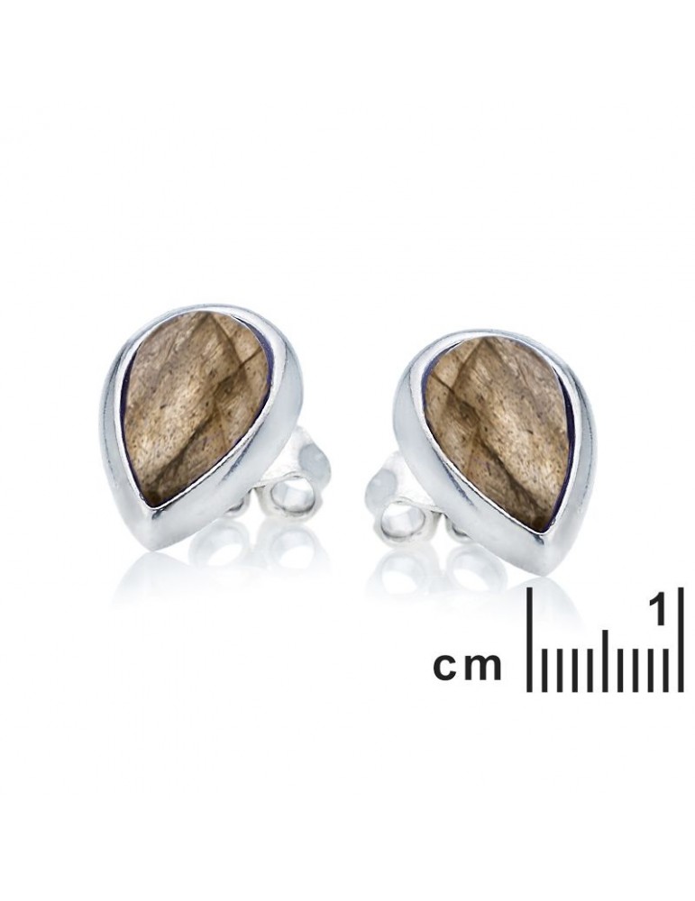 La Maison De L'ambre Boucle D'oreille Labradorite