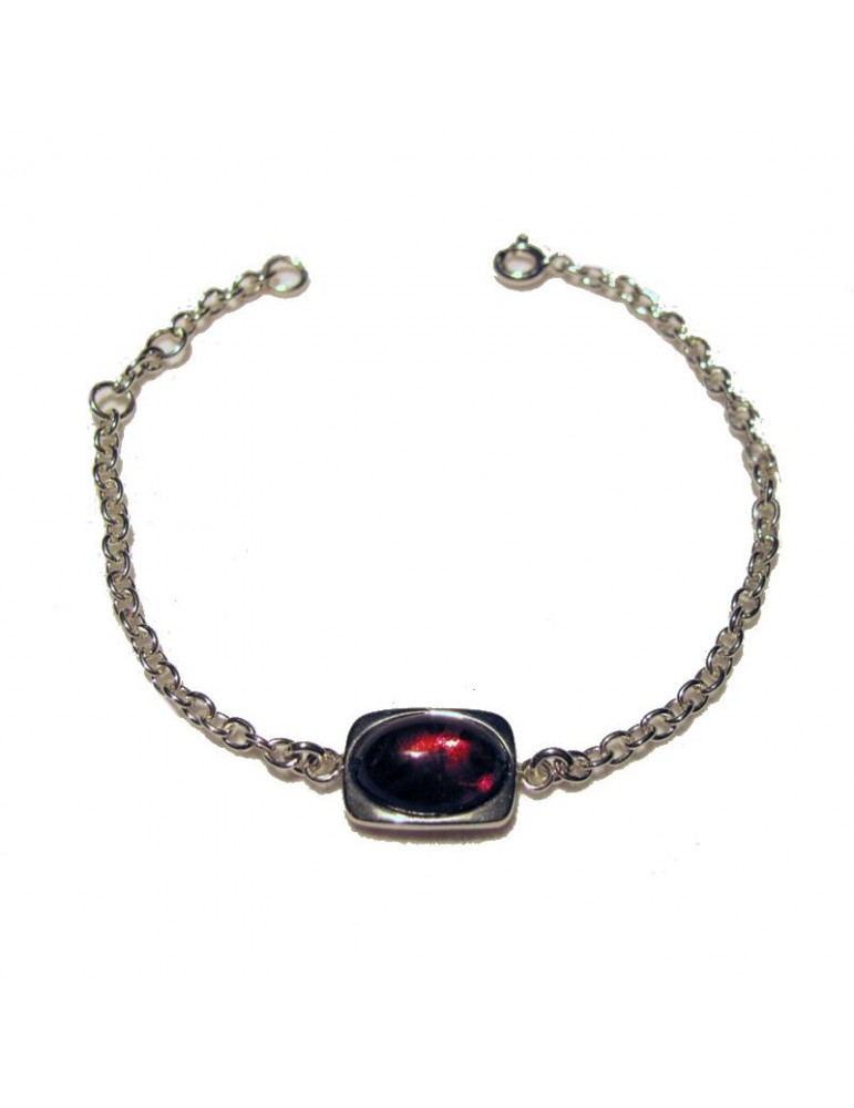 la maison de l'ambre Bracelet argent Ambre 16+3cm