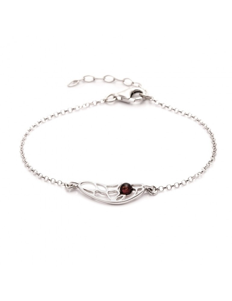 la maison de l'ambre Bracelet argent Ambre 16+3cm
