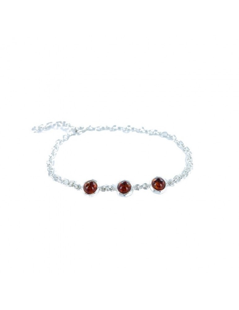 la maison de l'ambre Bracelet argent Ambre 16+3cm