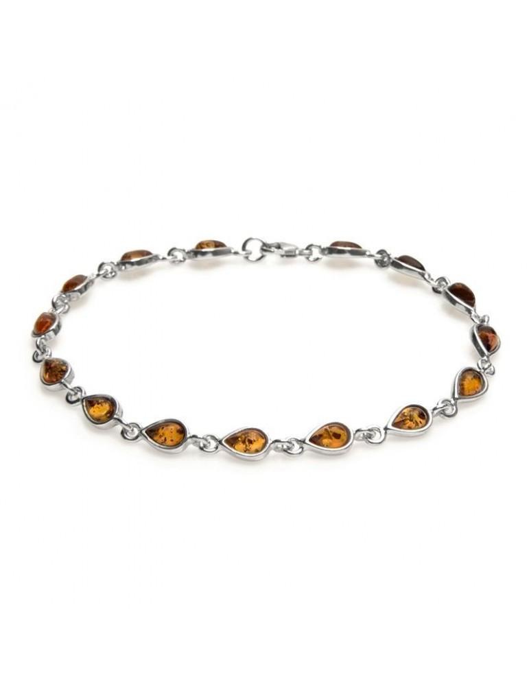 la maison de l'ambre Bracelet argent Ambre