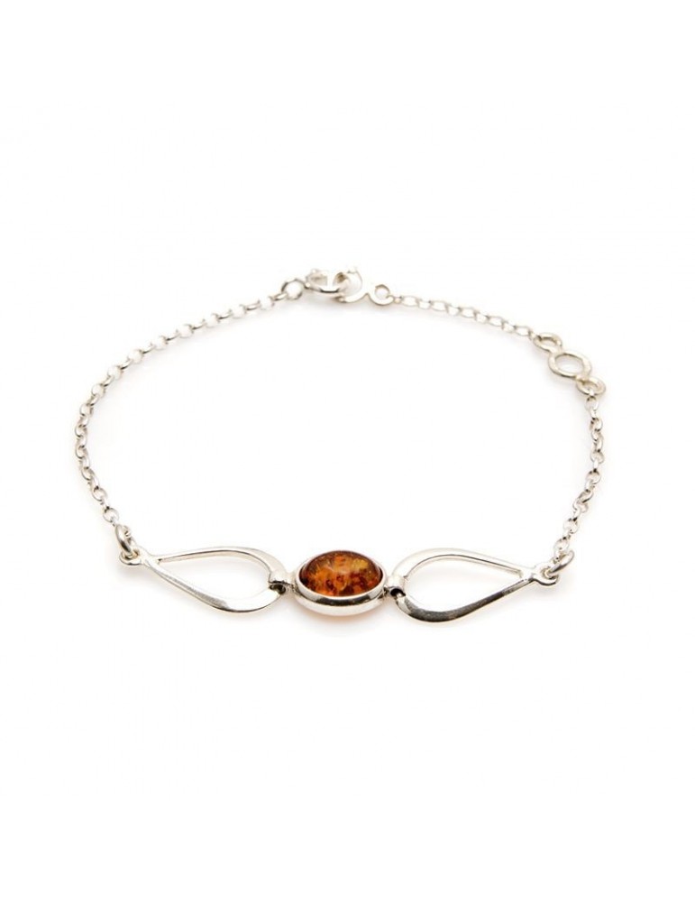 la maison de l'ambre Bracelet argent Ambre