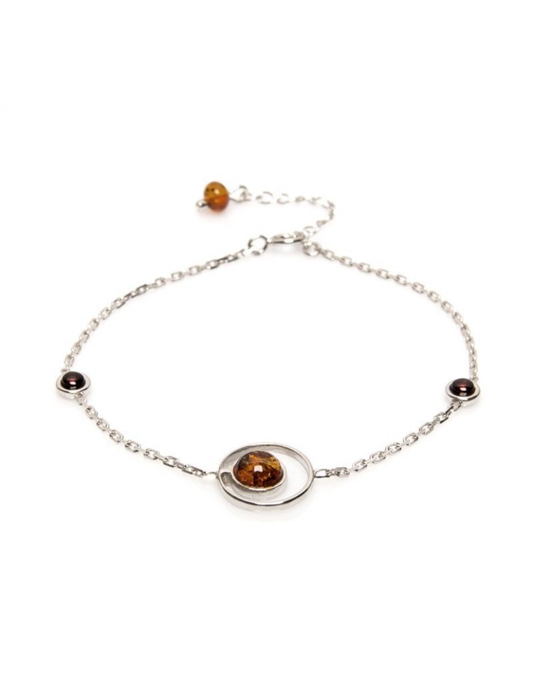 la maison de l'ambre Bracelet argent Ambre