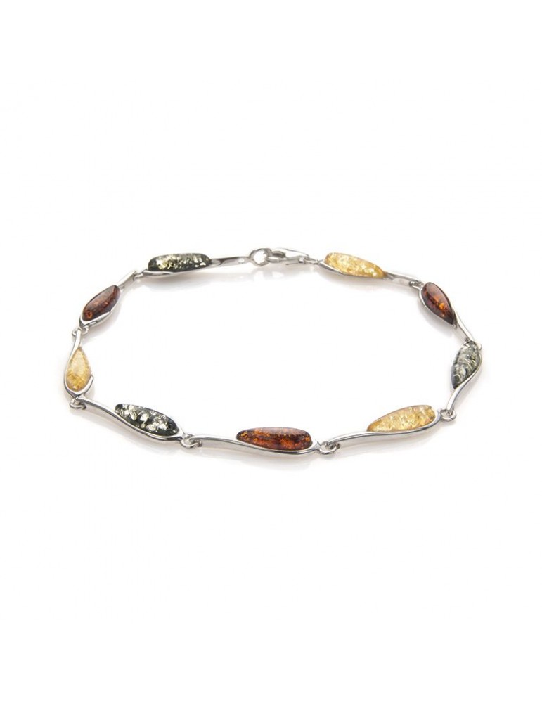 la maison de l'ambre Bracelet argent Ambre