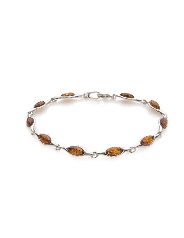 la maison de l'ambre Bracelet argent Ambre