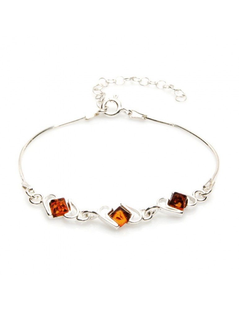 la maison de l'ambre Bracelet argent Ambre