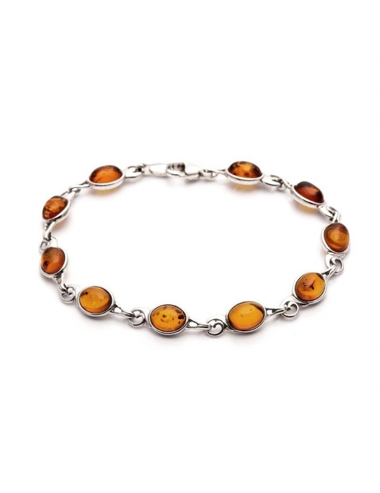 la maison de l'ambre Bracelet argent Ambre