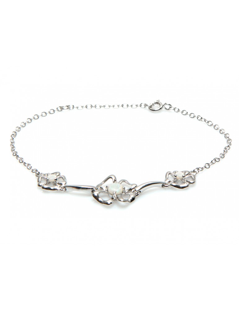 la maison de l'ambre Bracelet argent Opale 16+3cm