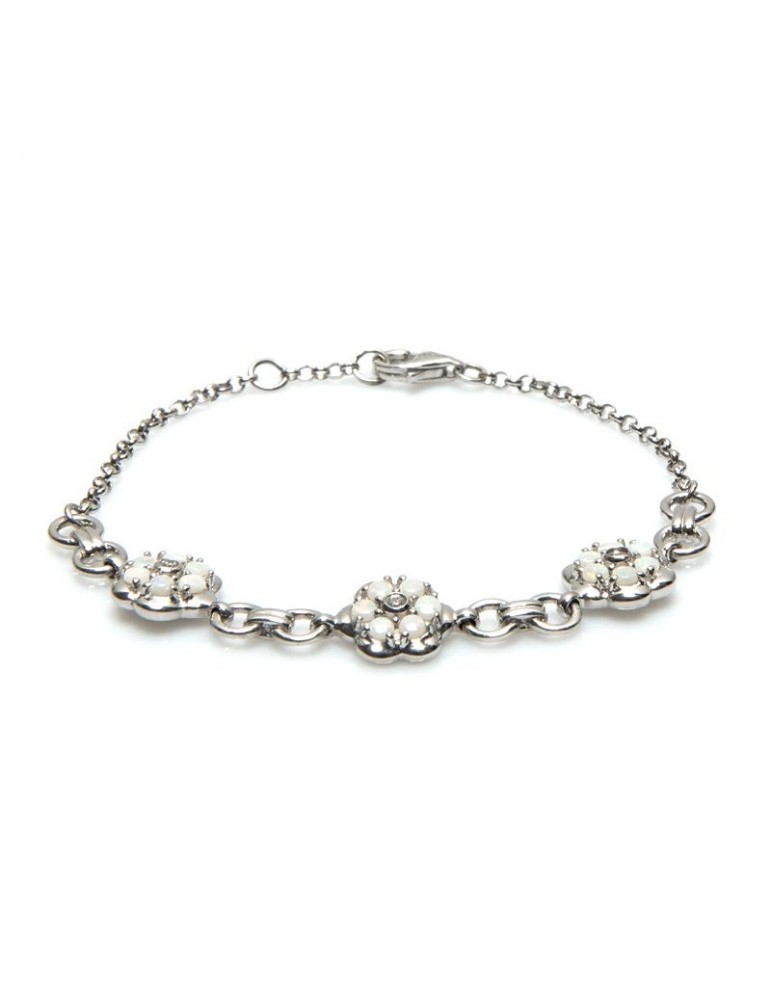 la maison de l'ambre Bracelet argent Opale 16+3cm